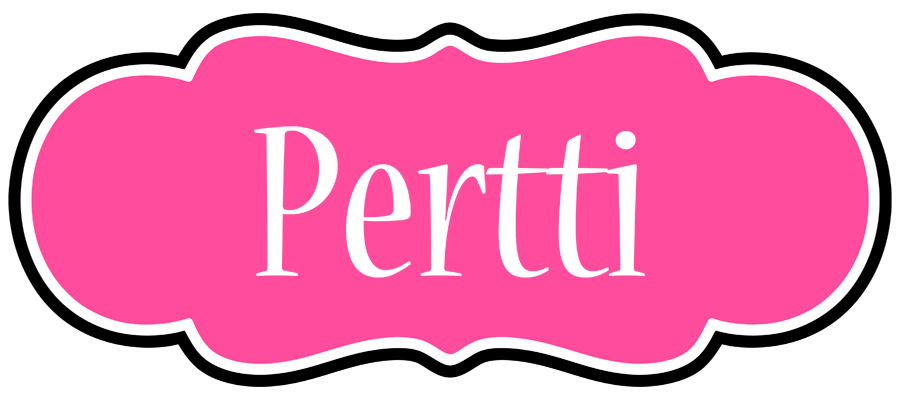 Pertti invitation logo