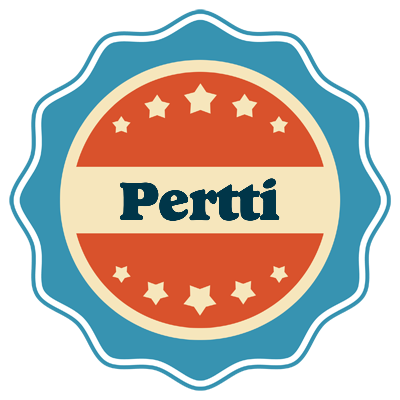 Pertti labels logo