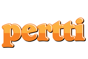 Pertti orange logo