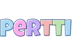 Pertti pastel logo