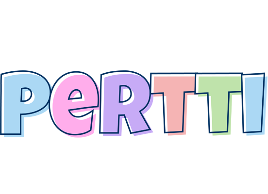 Pertti pastel logo