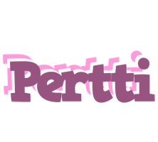 Pertti relaxing logo