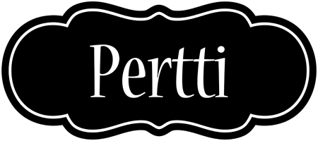 Pertti welcome logo