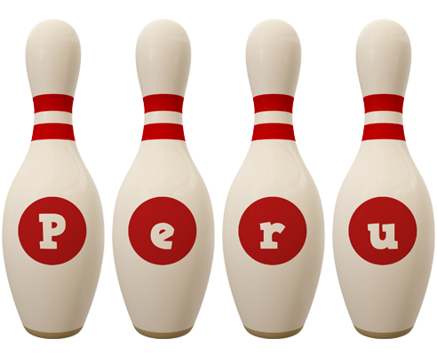 Peru bowling-pin logo