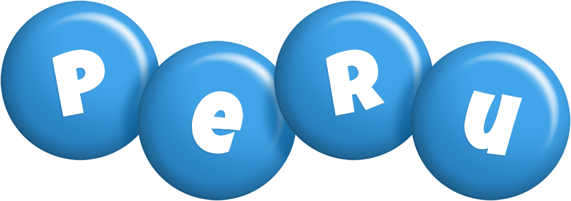 Peru candy-blue logo