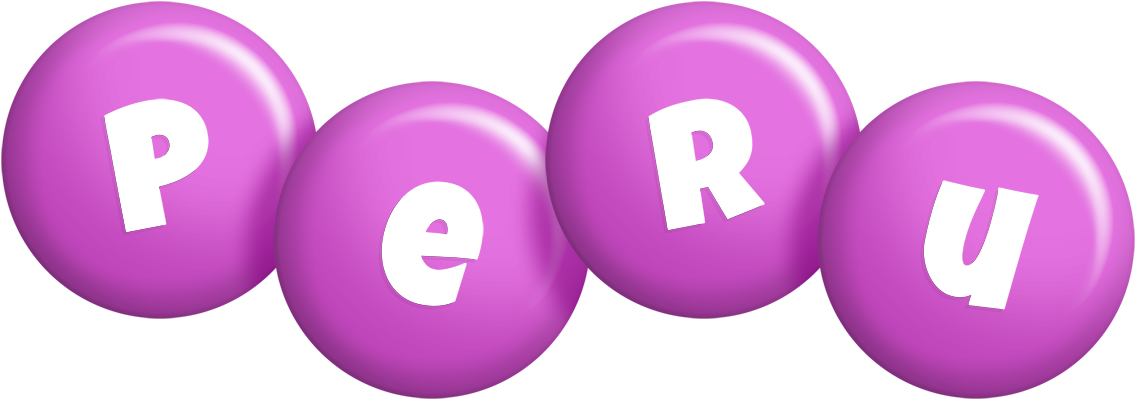 Peru candy-purple logo