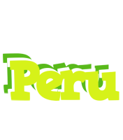 Peru citrus logo