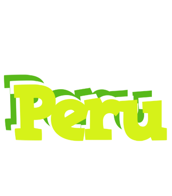 Peru citrus logo