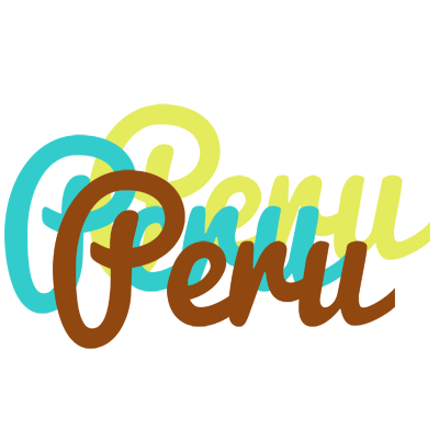 Peru cupcake logo