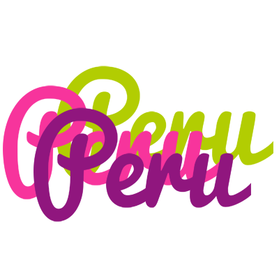 Peru flowers logo