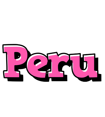 Peru girlish logo