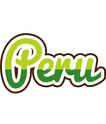 Peru golfing logo