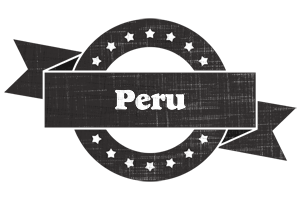 Peru grunge logo