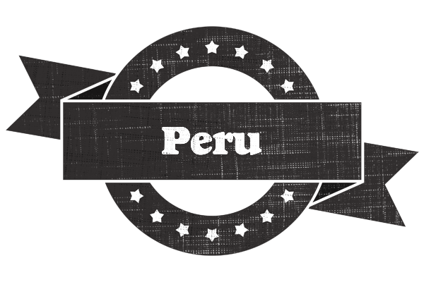 Peru grunge logo