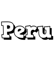 Peru snowing logo