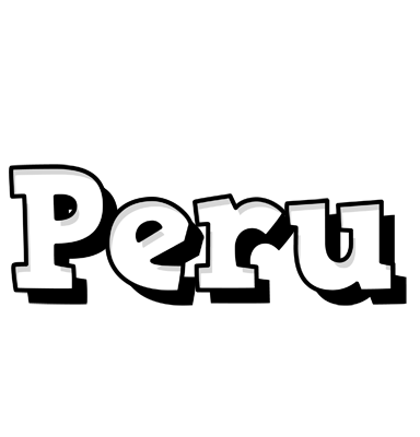 Peru snowing logo
