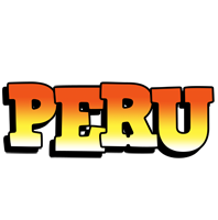 Peru sunset logo