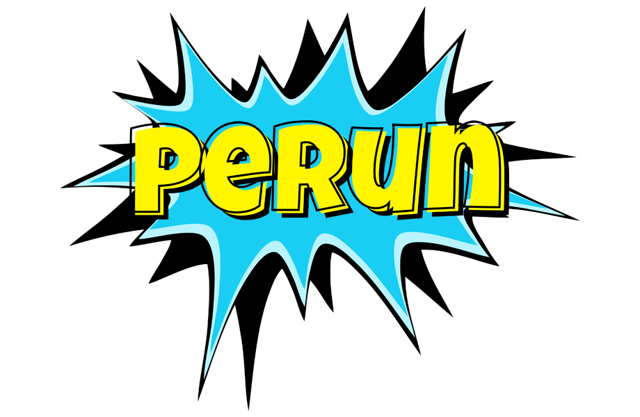 Perun amazing logo