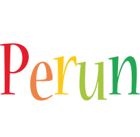 Perun birthday logo