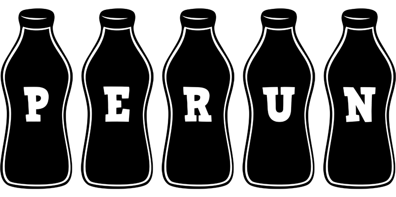 Perun bottle logo