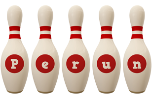 Perun bowling-pin logo