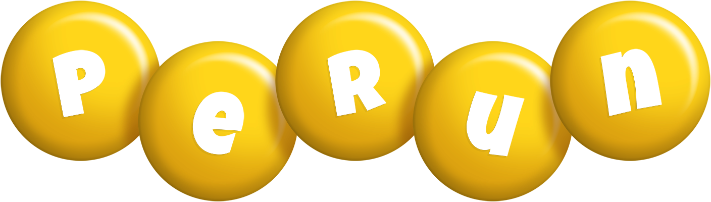 Perun candy-yellow logo