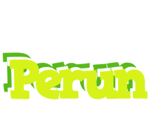 Perun citrus logo