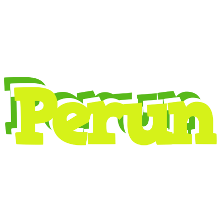 Perun citrus logo