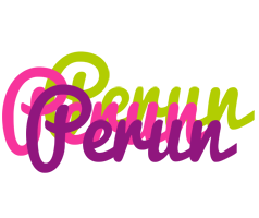 Perun flowers logo