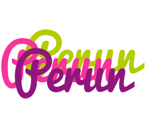 Perun flowers logo