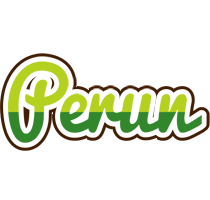 Perun golfing logo