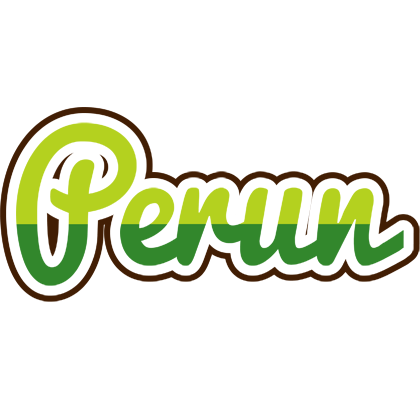 Perun golfing logo