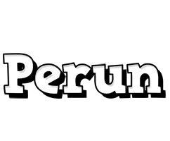 Perun snowing logo