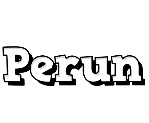 Perun snowing logo