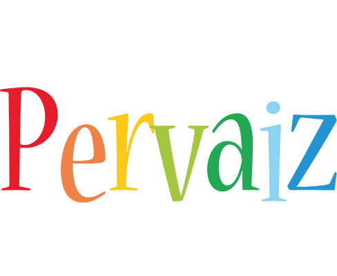 Pervaiz birthday logo
