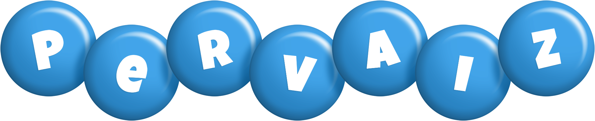 Pervaiz candy-blue logo