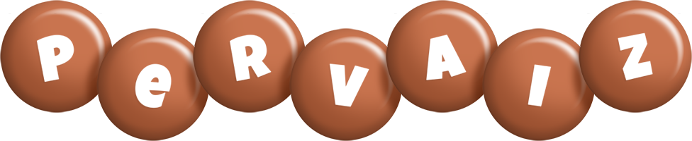 Pervaiz candy-brown logo
