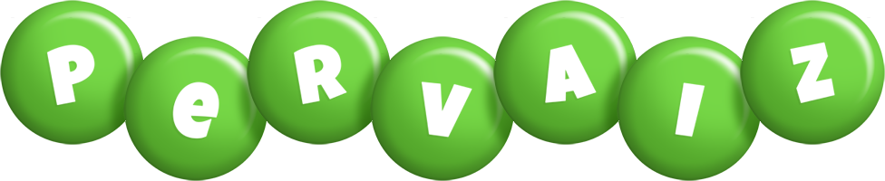 Pervaiz candy-green logo
