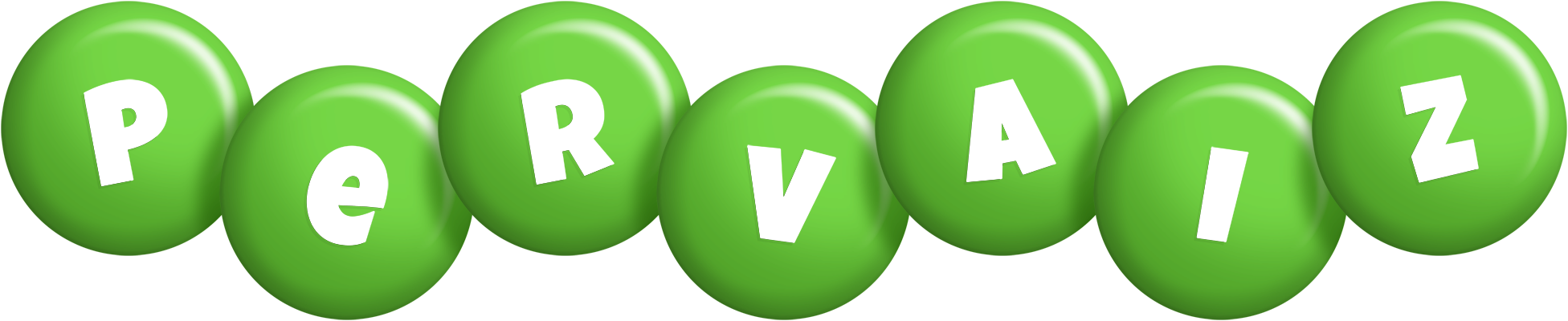Pervaiz candy-green logo