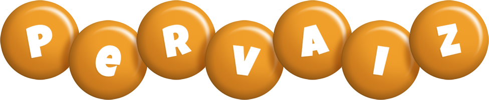 Pervaiz candy-orange logo