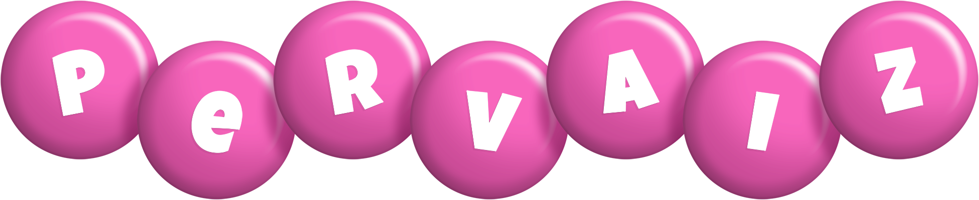 Pervaiz candy-pink logo