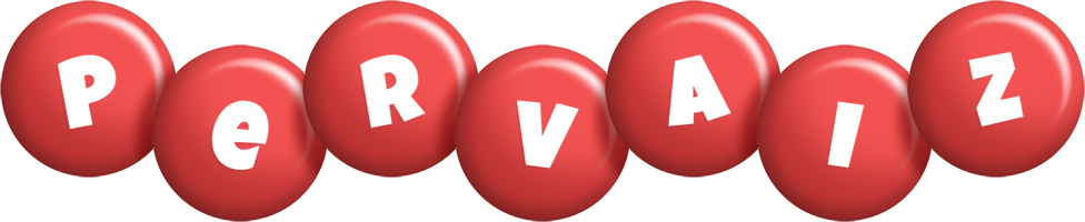 Pervaiz candy-red logo