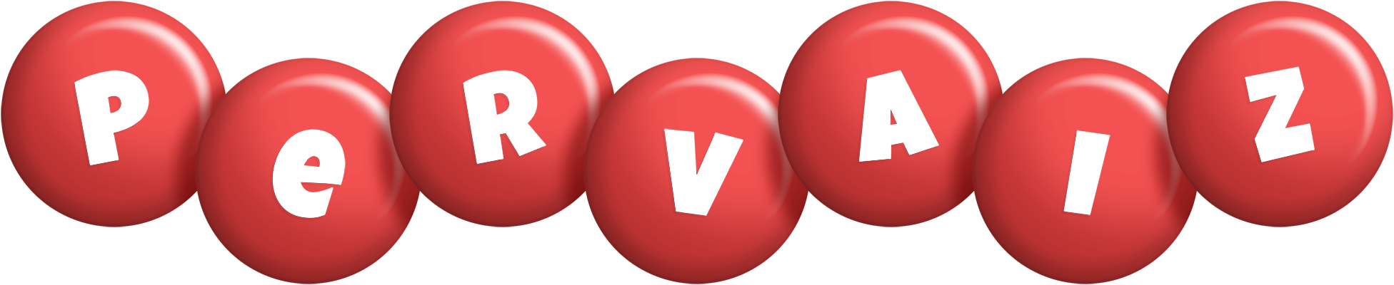Pervaiz candy-red logo