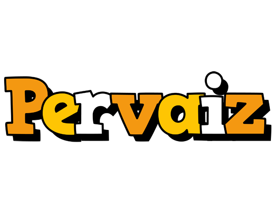 Pervaiz cartoon logo