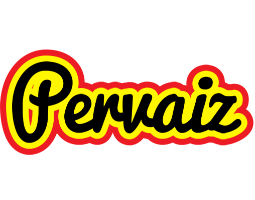 Pervaiz flaming logo