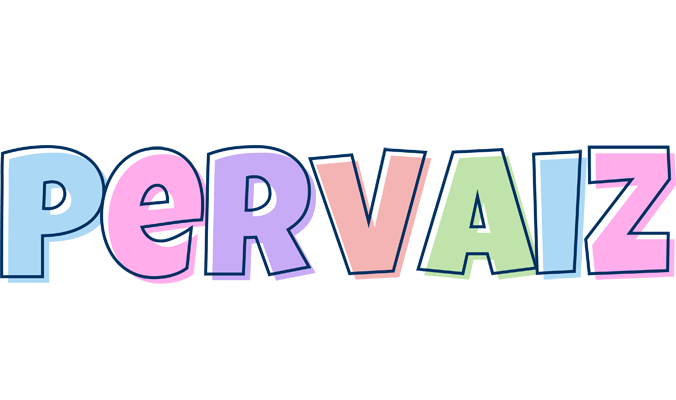 Pervaiz pastel logo