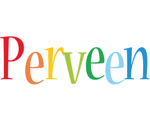 Perveen birthday logo