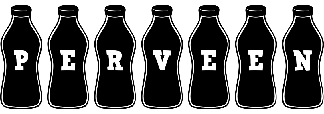 Perveen bottle logo