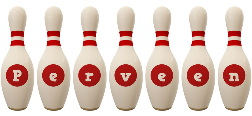 Perveen bowling-pin logo