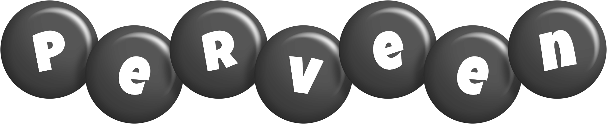 Perveen candy-black logo